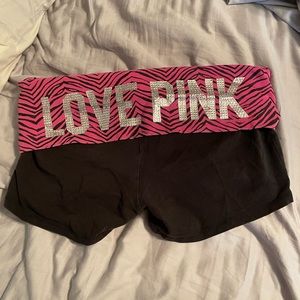 Pink Workout Shorts